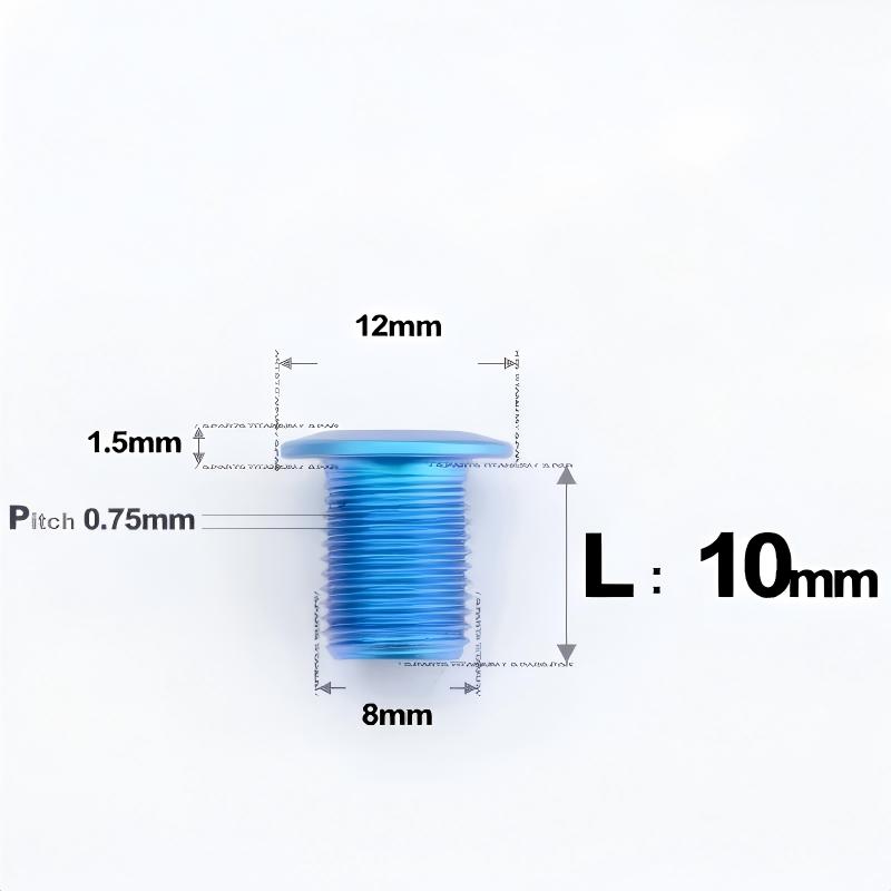8.5/10mm Titanium Chainring Cranksets Bolts-Single Lock for Road & MTB