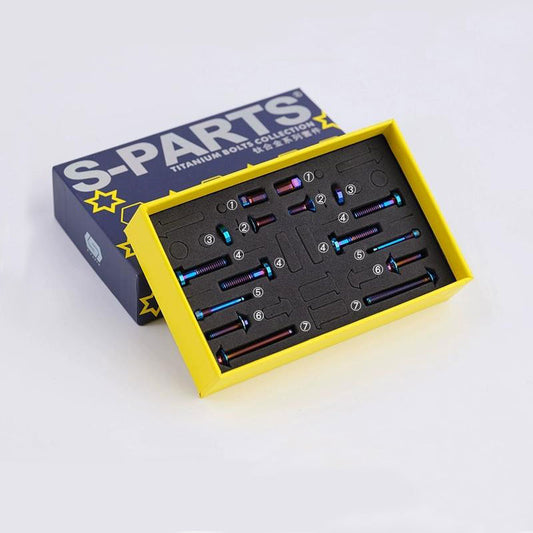 16pcs Titanium Bolt Kit for SRAM FORCE / RED AXS Road Disc Brakes