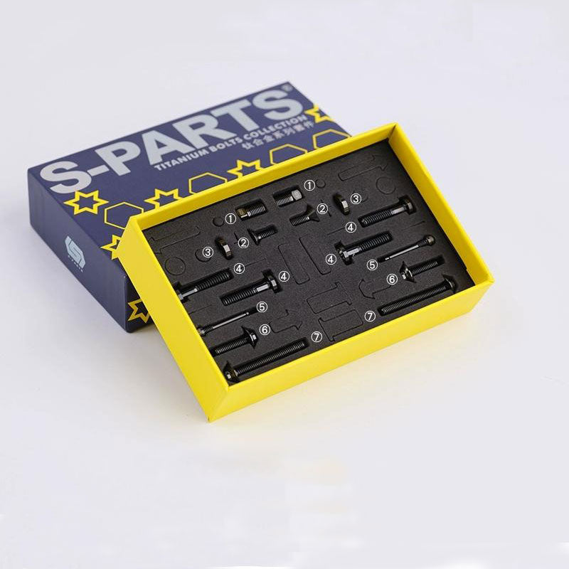 16pcs Titanium Bolt Kit for SRAM FORCE / RED AXS Road Disc Brakes