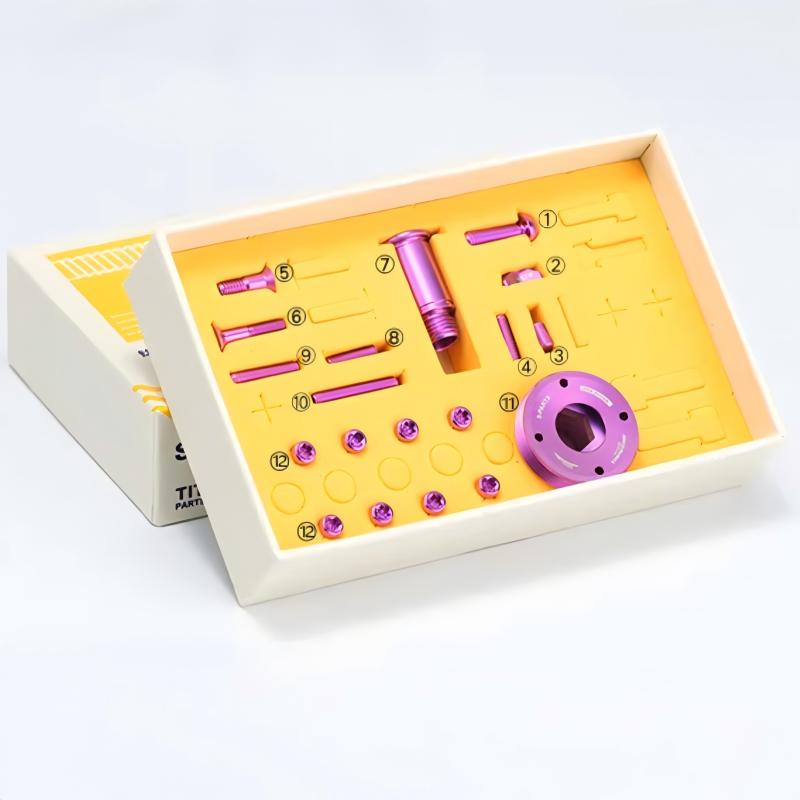 19pcs Titanium Bolt Kit for SRAM RED/Force AXS 12-Speed Groupset