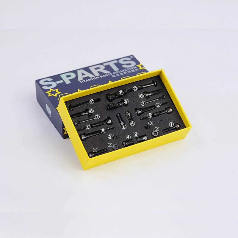 26PCS Titanium Caliper Bolts Kit for Shimano SLX/XT/XTR M7120/M8120/M9120 Disc Brakes