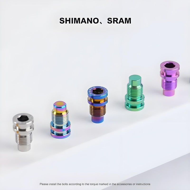 Titanium Rear Derailleur Pivot Bolts For Shimano DA9100 R8000 & SRAM Road