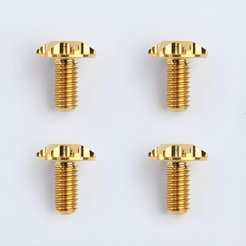 4pcs Lightweight Titanium Fasteners for SHOEI Motorcycle Helmet