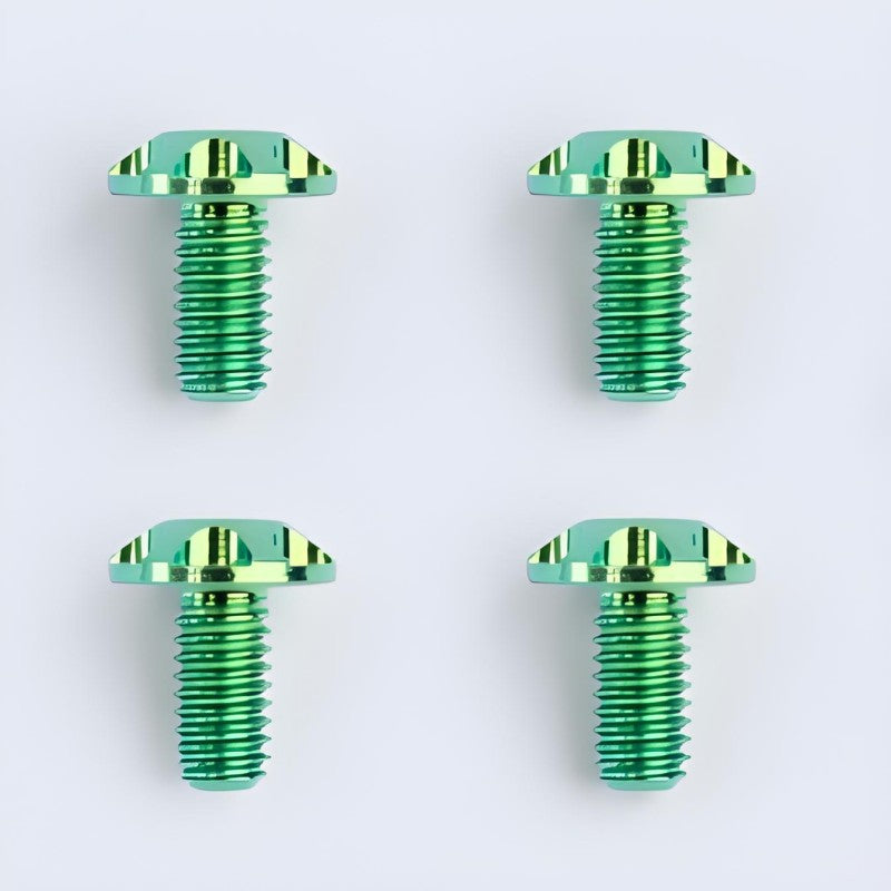 4pcs Lightweight Titanium Fasteners for SHOEI Motorcycle Helmet
