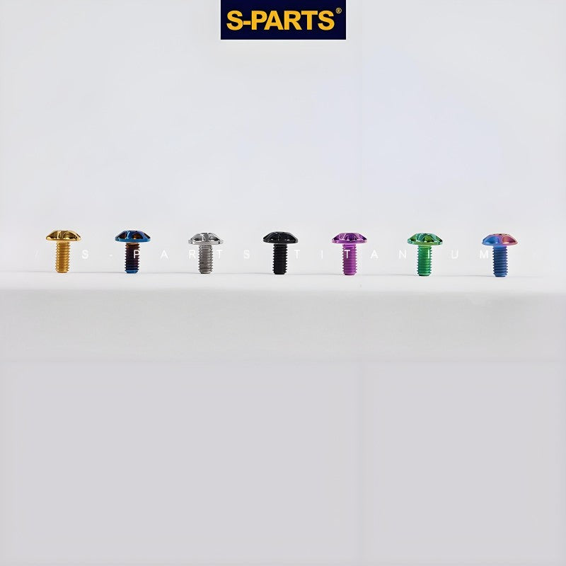 4pcs Lightweight Titanium Fasteners for SHOEI Motorcycle Helmet