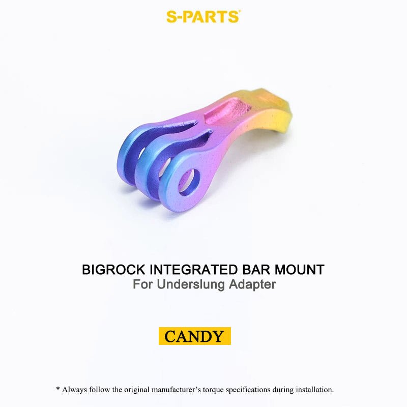 Titanium 3D Printed Bike Computer Mount for BIGROCK Gen 2 Integrated Handlebars | Garmin 1050 Compatible Cockpit System