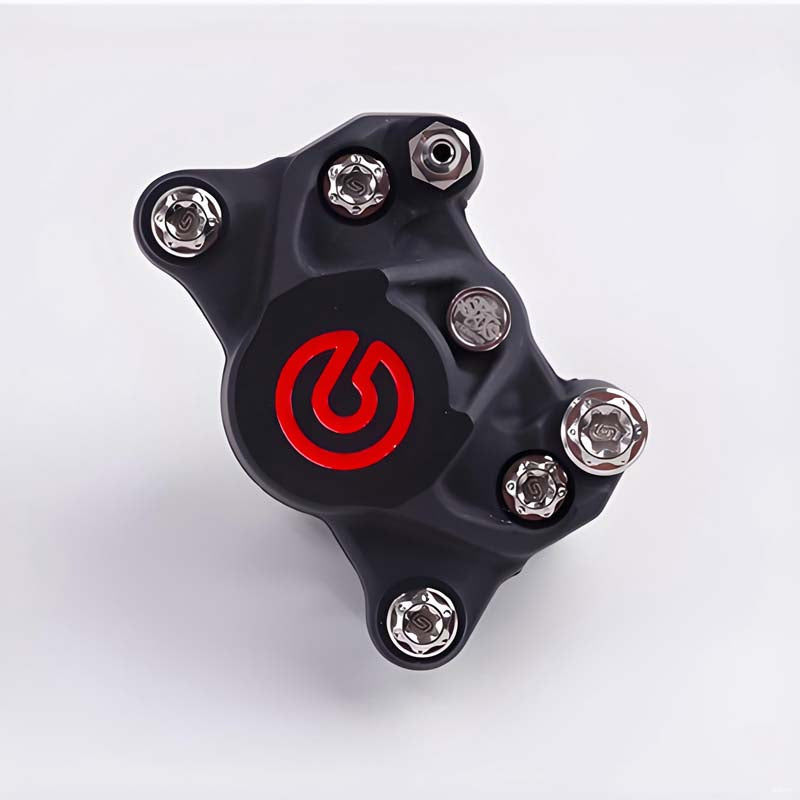 Brembo 2-Piston Caliper Titanium Bolt Kit (Crab Style) — 7-Piece Set