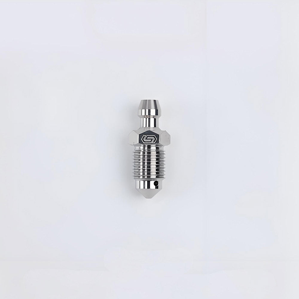 Titanium Brake Bleeder Screw for Brembo RCS / RCS Corsa Corta Master Cylinder – M10x15.5mm Hydraulic Brake Upgrade Hardware
