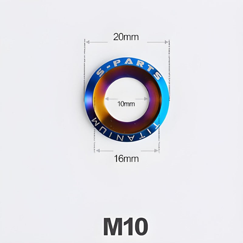 M4-M12 Titanium Washers for Motorcycle & Electric Scooters