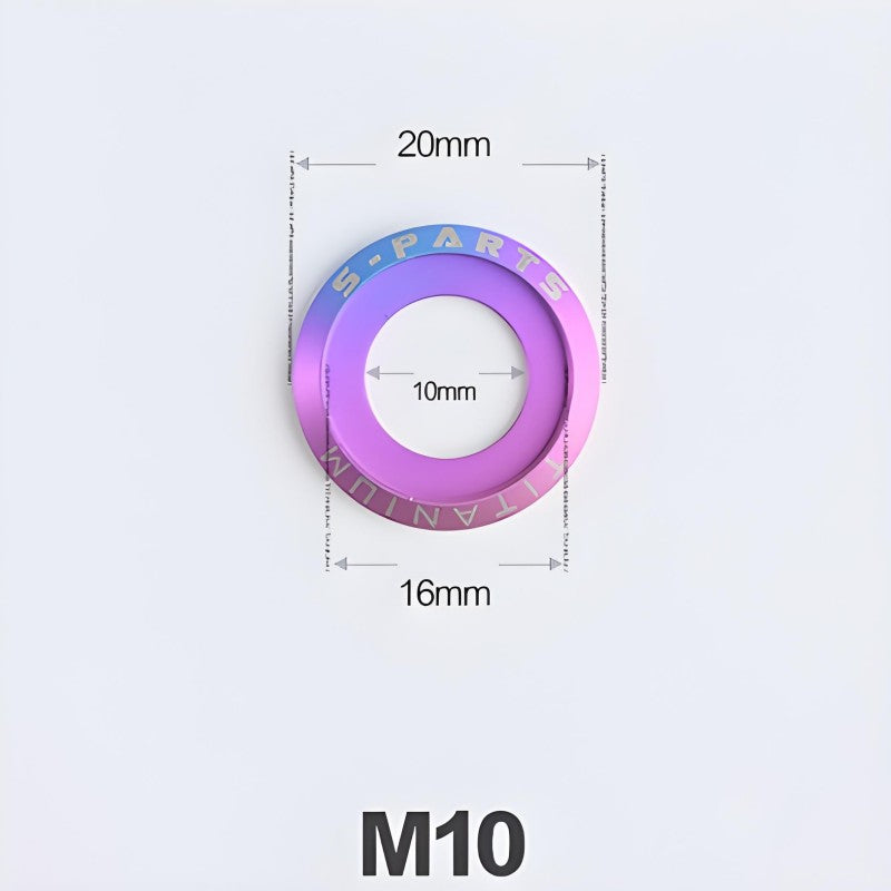 M4-M12 Titanium Washers for Motorcycle & Electric Scooters
