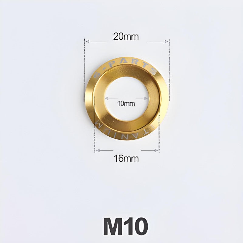 M4-M12 Titanium Washers for Motorcycle & Electric Scooters