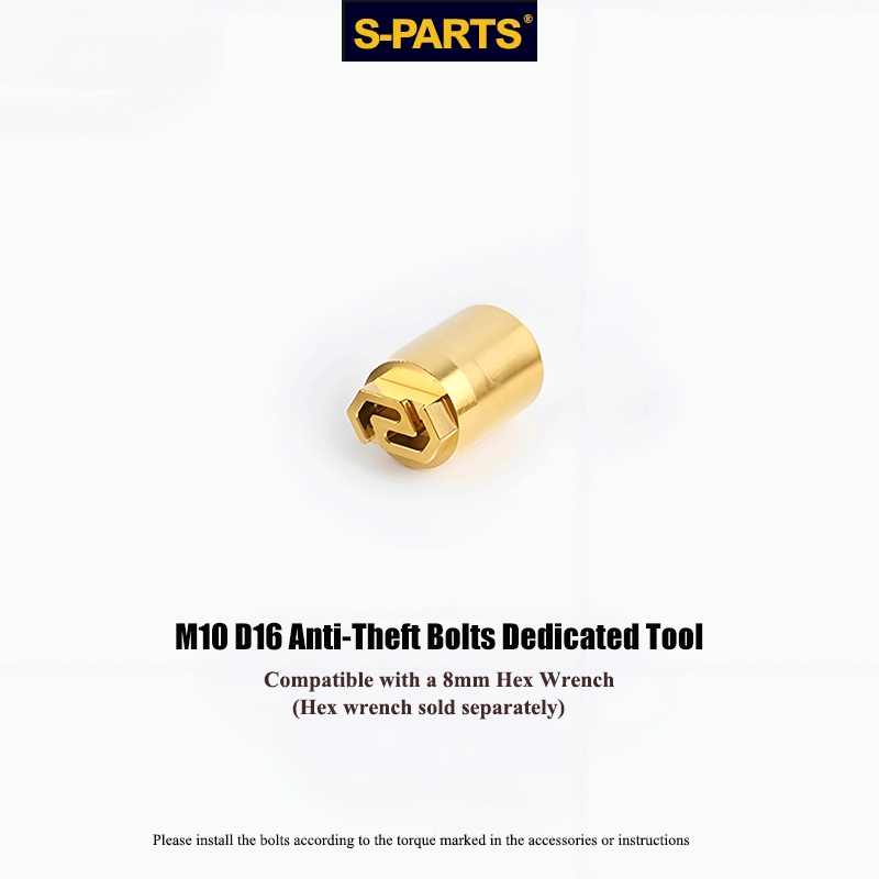 M10xL20-80mm Titanium 1.5mm Thread Security Bolt for Brembo Caliper Mounting D16