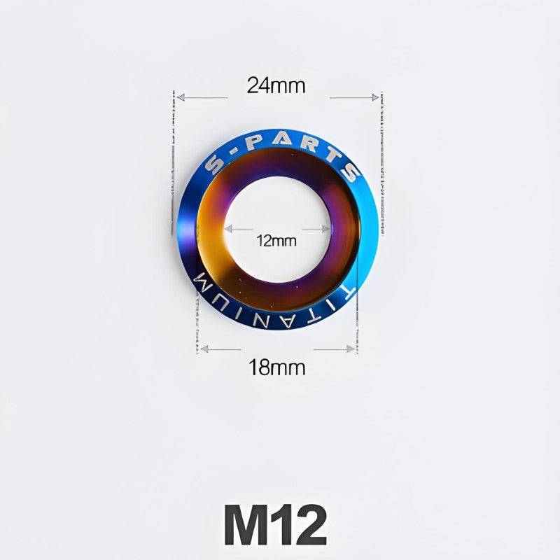 M4-M12 Titanium Washers for Motorcycle & Electric Scooters