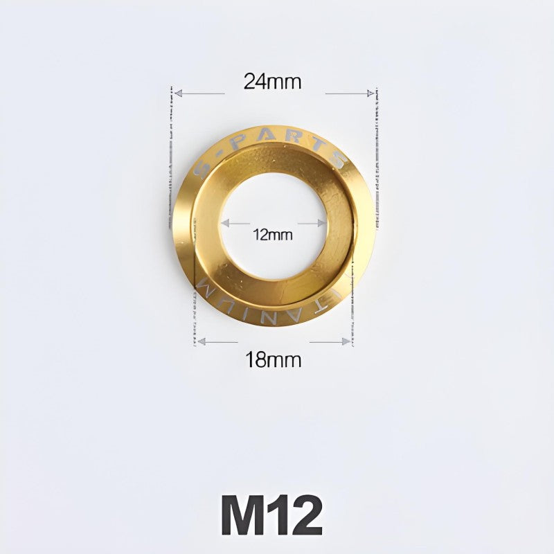 M4-M12 Titanium Washers for Motorcycle & Electric Scooters