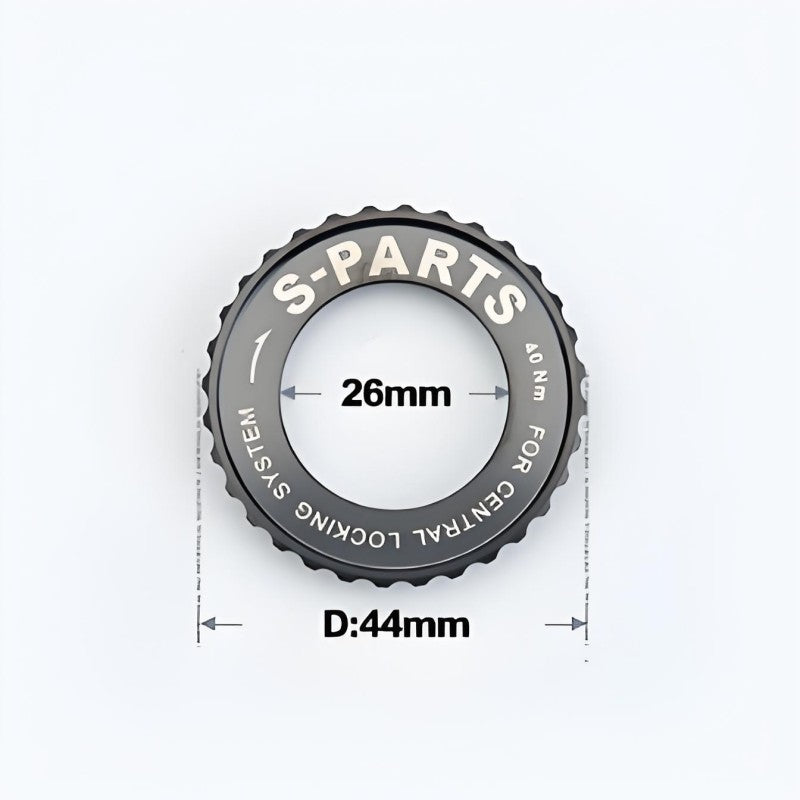 Titanium Center Lock Ring for Road & Mountain Bike Disc Rotors