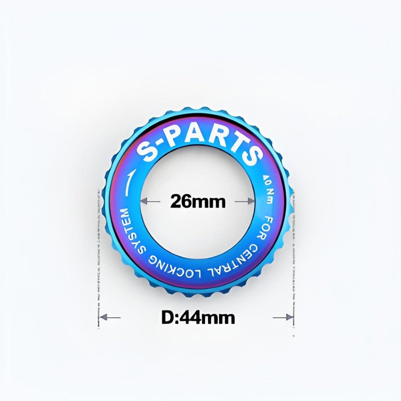 Titanium Center Lock Ring for Road & Mountain Bike Disc Rotors