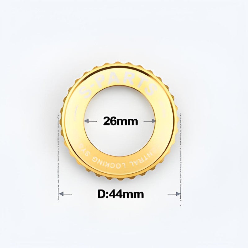 Titanium Center Lock Ring for Road & Mountain Bike Disc Rotors