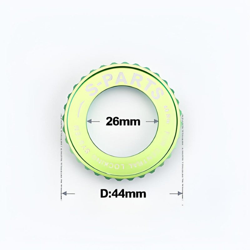 Titanium Center Lock Ring for Road & Mountain Bike Disc Rotors