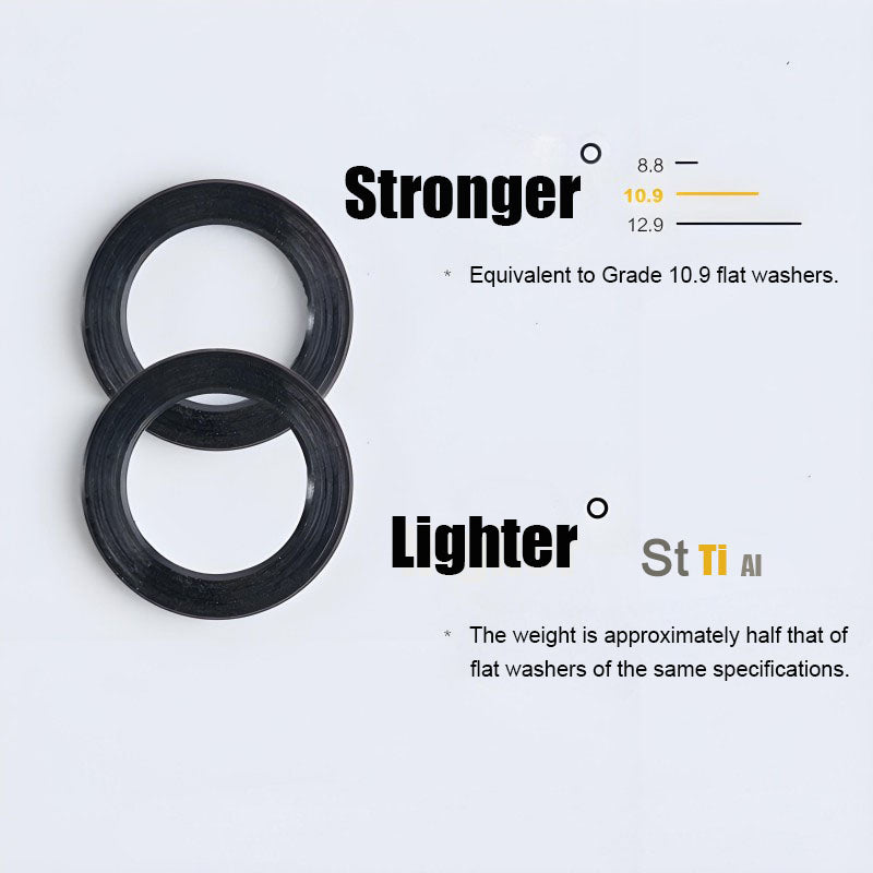 M3/M4/M5/M6 Titanium Flat Washers for Road and Mountain Bikes
