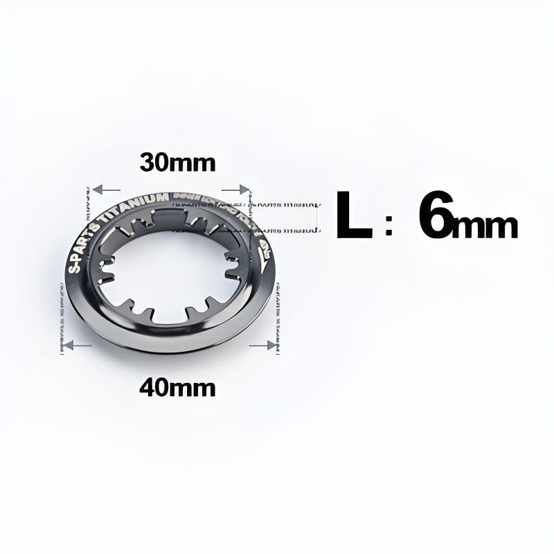 Titanium Center Lock Ring for Road & Mountain Bike Disc Rotors