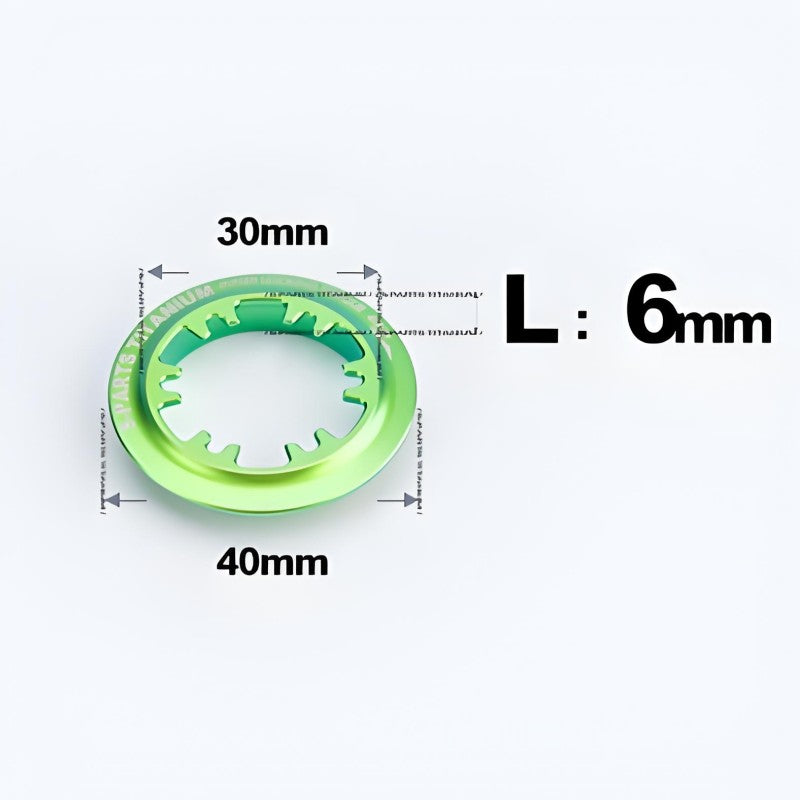 Titanium Center Lock Ring for Road & Mountain Bike Disc Rotors