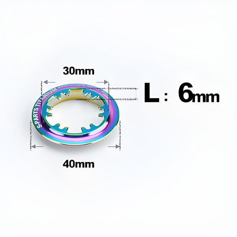 Titanium Center Lock Ring for Road & Mountain Bike Disc Rotors