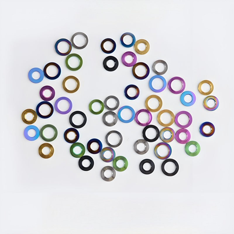 M3/M4/M5/M6 Titanium Flat Washers for Road and Mountain Bikes