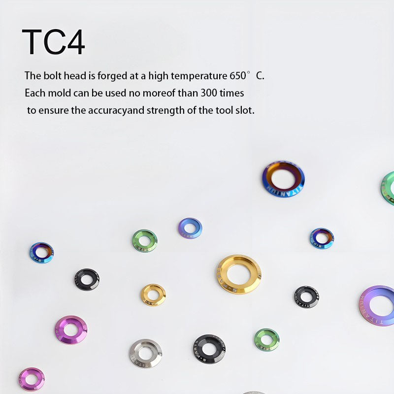 M4-M12 Titanium Washers for Motorcycle & Electric Scooters
