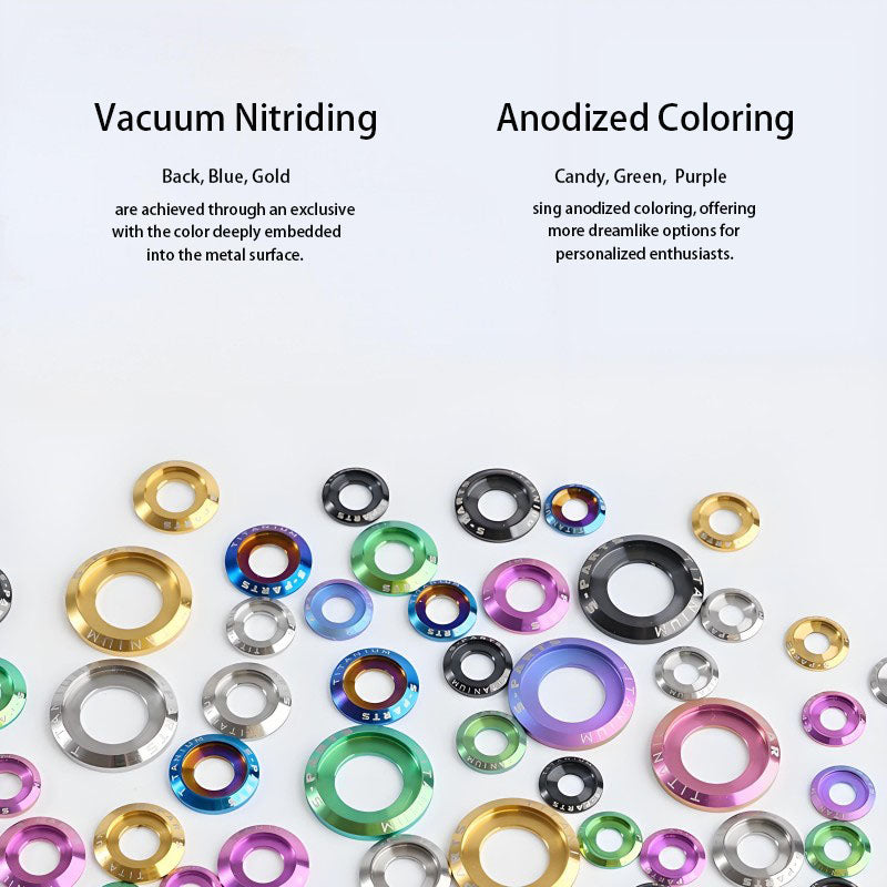 M4-M12 Titanium Washers for Motorcycle & Electric Scooters