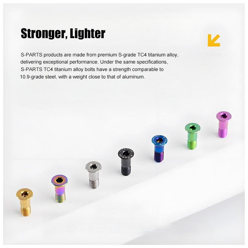 M4/M5 Titanium Derailleur Pulley Bolts for Shimano XT/XTR/Dura-Ace/Ultegra & SRAM