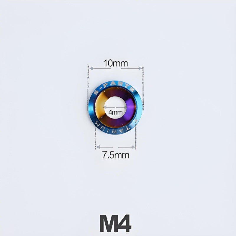 M4-M12 Titanium Washers for Motorcycle & Electric Scooters