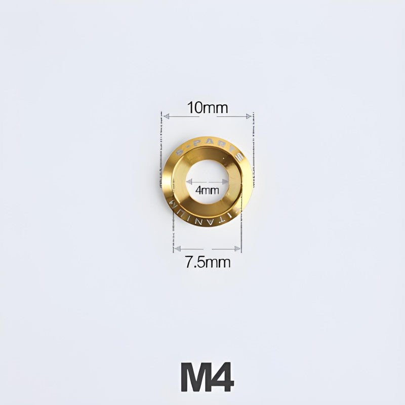 M4-M12 Titanium Washers for Motorcycle & Electric Scooters
