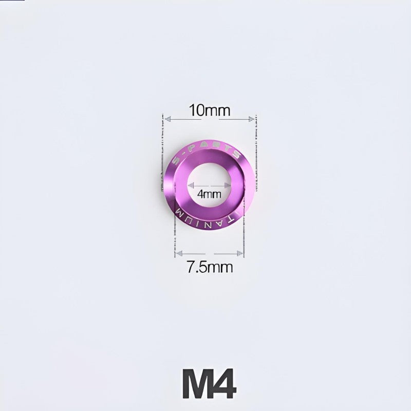 M4-M12 Titanium Washers for Motorcycle & Electric Scooters
