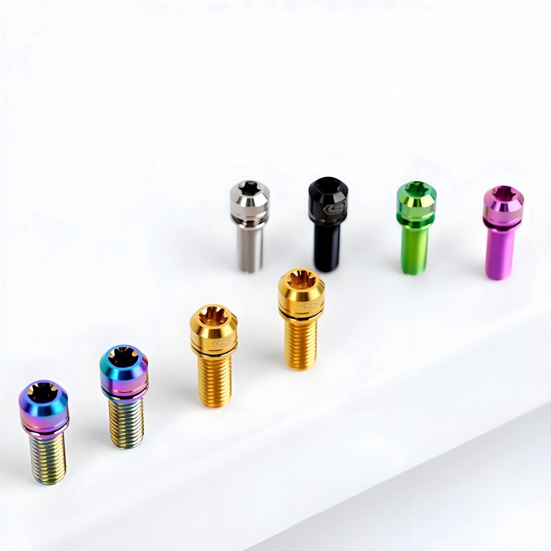 M5 L10-40MM Titanium Bolts With Wishers For Bicycle Stem