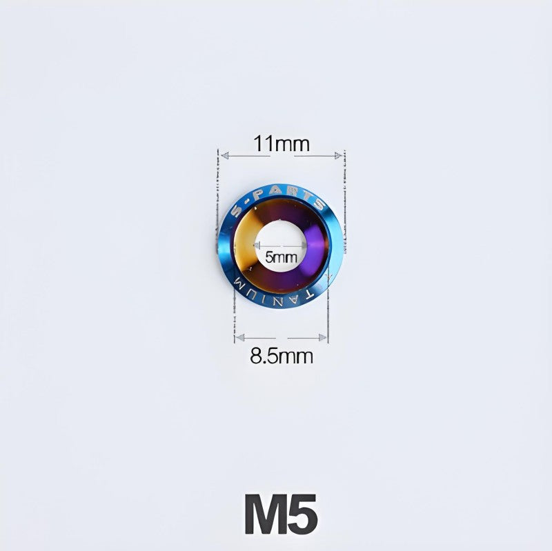 M4-M12 Titanium Washers for Motorcycle & Electric Scooters