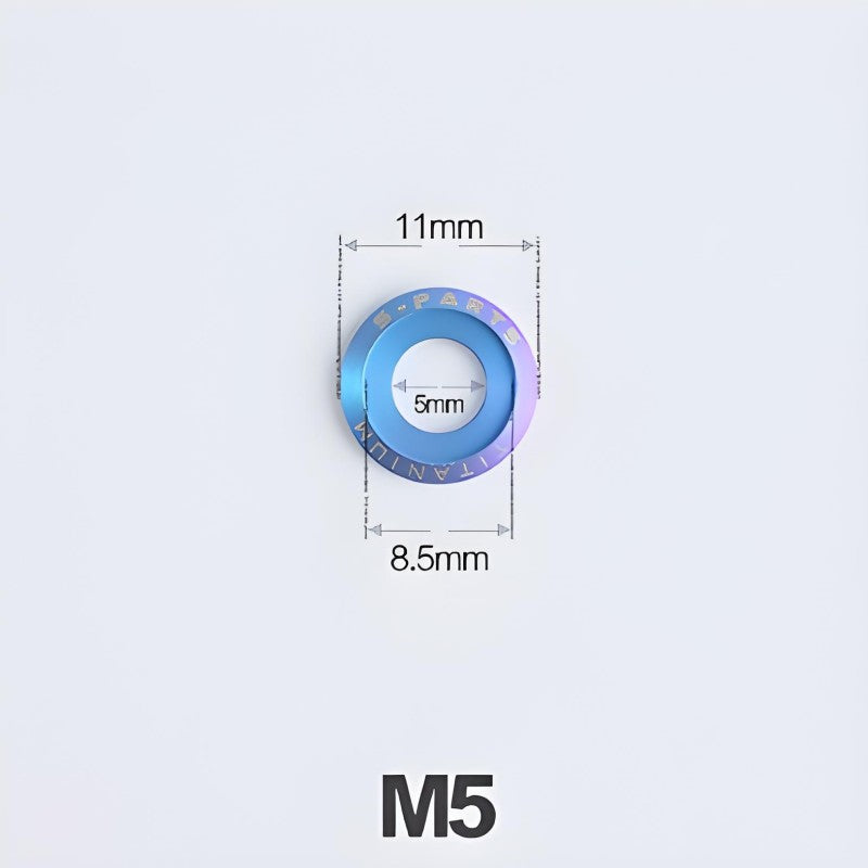M4-M12 Titanium Washers for Motorcycle & Electric Scooters