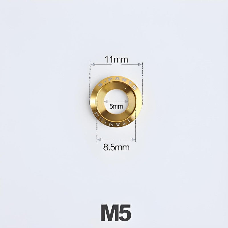 M4-M12 Titanium Washers for Motorcycle & Electric Scooters