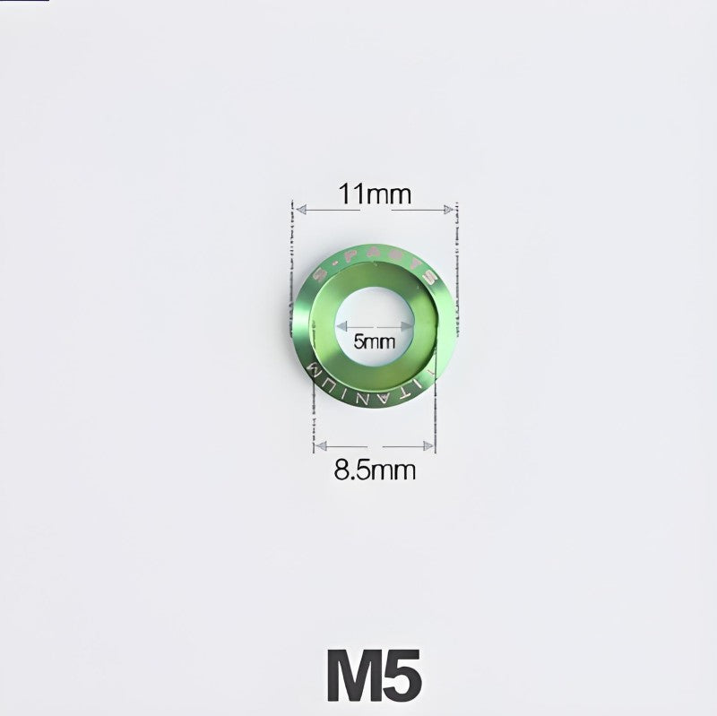 M4-M12 Titanium Washers for Motorcycle & Electric Scooters