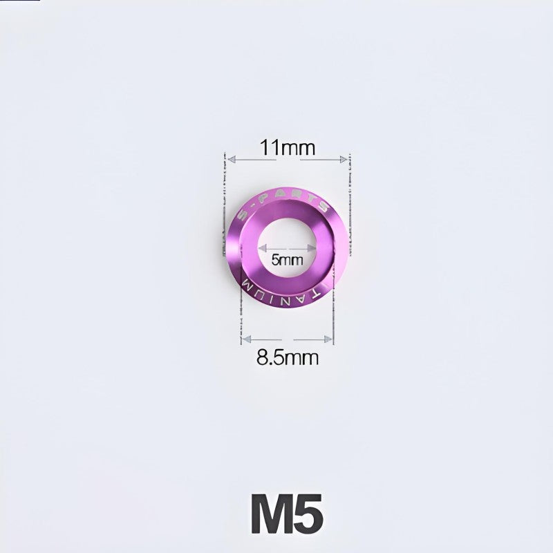 M4-M12 Titanium Washers for Motorcycle & Electric Scooters