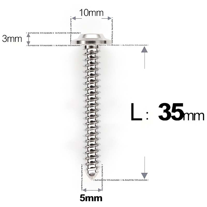 M5 X L10 - 35mm Titanium Button Head Screws For Electric Vehicle & Motorcycle Body Panels-HD10