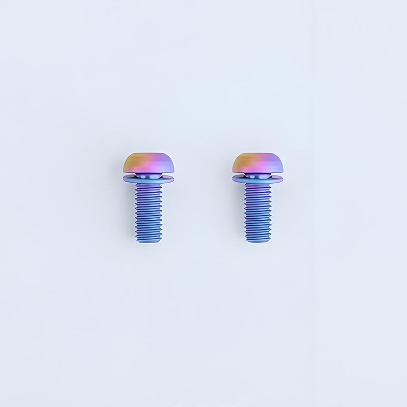M5x12MM Hollow Titanium Bottle Cage Bolts – Button Head Screws for MTB & Road Bikes