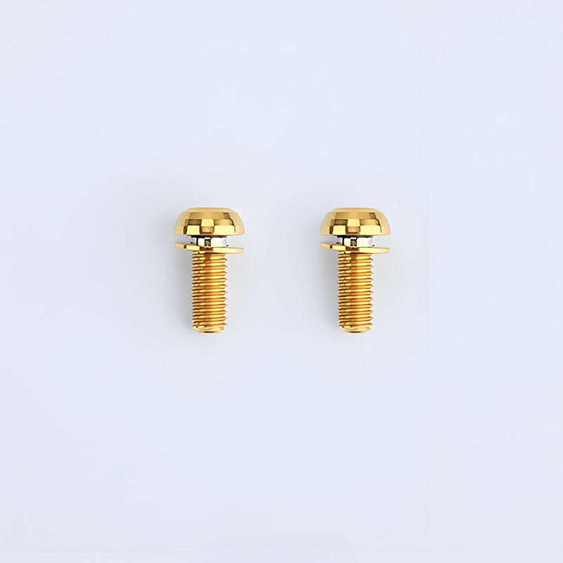 M5x12MM Hollow Titanium Bottle Cage Bolts – Button Head Screws for MTB & Road Bikes