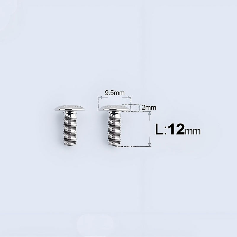 M5x12mm Titanium Flat Head Bottle Cage Bolts for MTB & Road Bikes