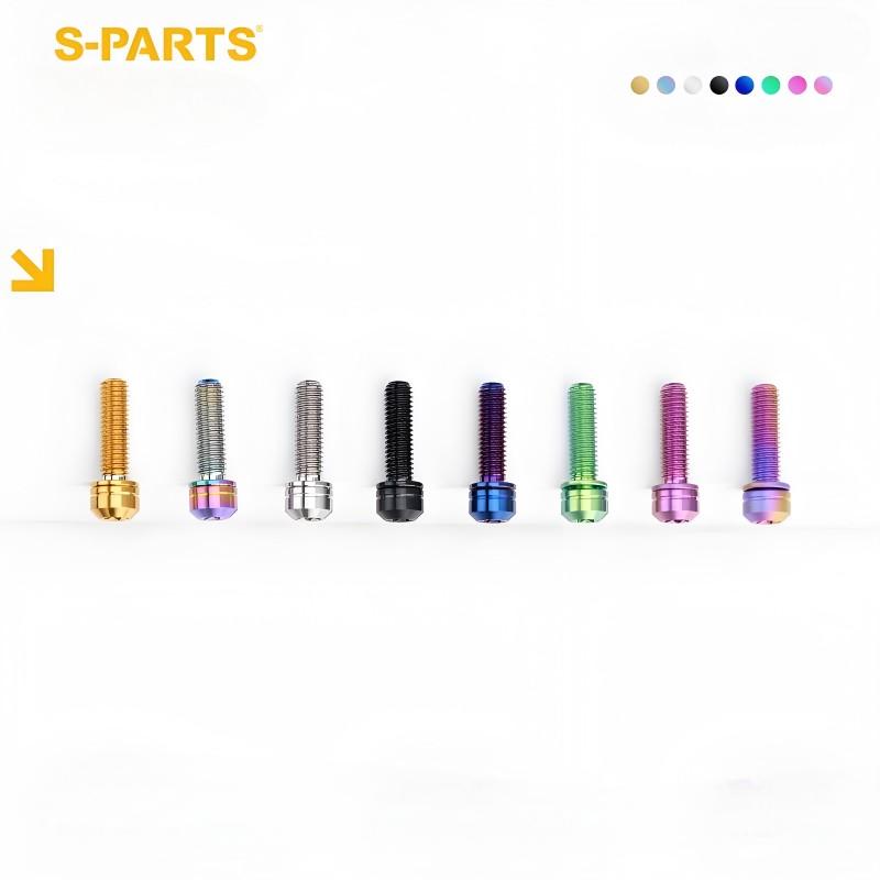 M5x18mm Titanium Stem Bolt Kit for Road and Mountain Bikes – 6pcs
