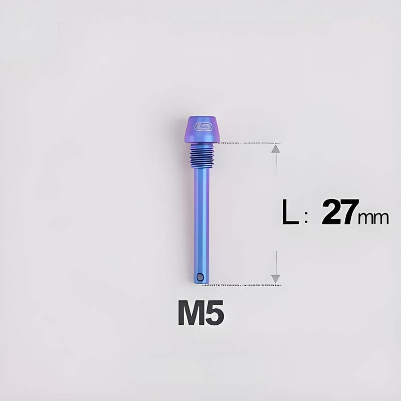 M5xL27mm Shimano MT4/5/7/8 Mountain Bike Titanium Brake Pad Bolts