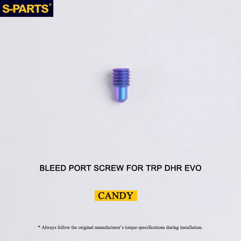 Titanium Bleed Port Plug (M6 × 10mm) for TRP DHR EVO Disc Brake - 3mm Hex