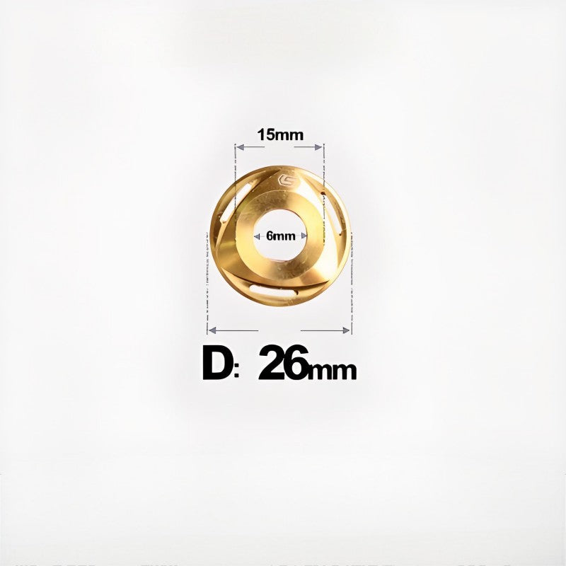 M6/M8/M10 Titanium Rotor Spacers for E-Scooter & Motorcycles