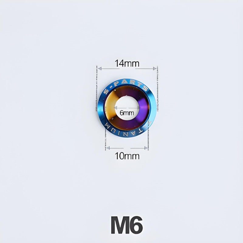 M4-M12 Titanium Washers for Motorcycle & Electric Scooters