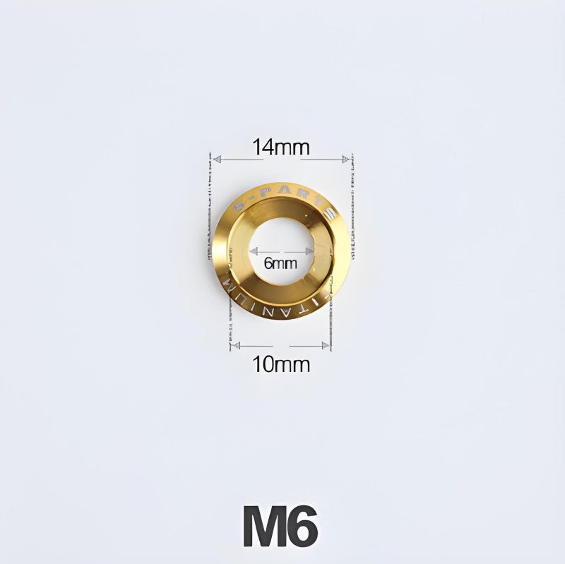 M4-M12 Titanium Washers for Motorcycle & Electric Scooters