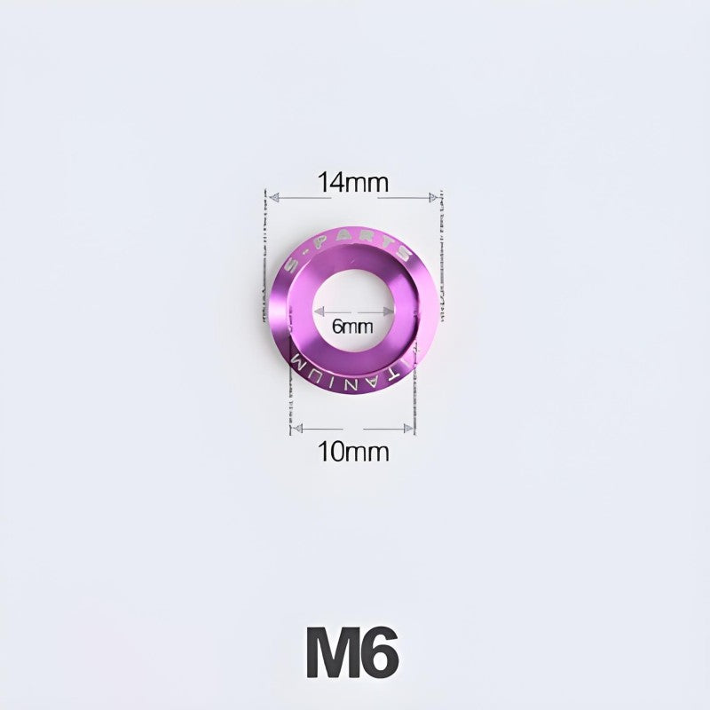 M4-M12 Titanium Washers for Motorcycle & Electric Scooters